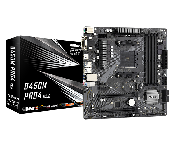 华擎科技 > b450m pro4 r2.